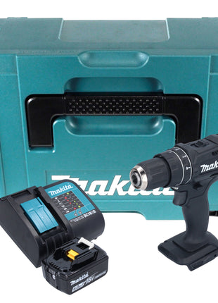 Makita DHP 482 SG1JB Akumulatorowa wiertarko-wkrętarka udarowa 18 V 62 Nm czarna + 1x akumulator 6,0 Ah + ładowarka + Makpac