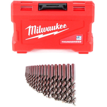 Milwaukee HSS-G  Thunderweb Metallbohrer Kassette 19-teilig 1-10 mm - Toolbrothers