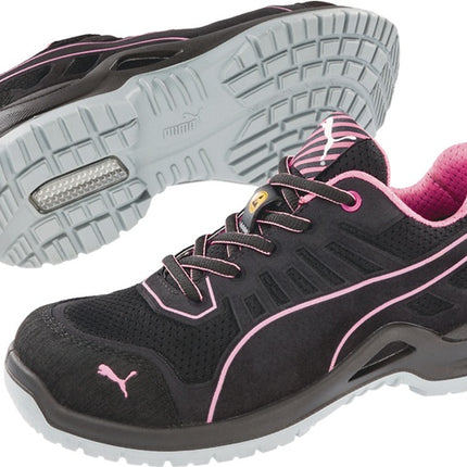 PUMA damskie buty ochronne Fuse TC Pink Wns Low rozmiar 39 czarny/różowy ( 4300700489 )