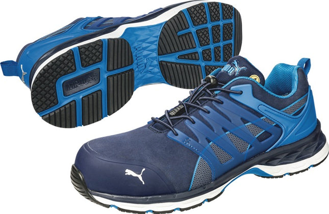 Zapato de seguridad PUMA VELOCITY 2.0 BLUE LOW talla 41 azul ( 4300700611 )