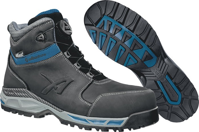 Bottes de sécurité ALBATROS TOFANE BLACK QL CTX MID Taille 43 noir/bleu ( 4300700663 )