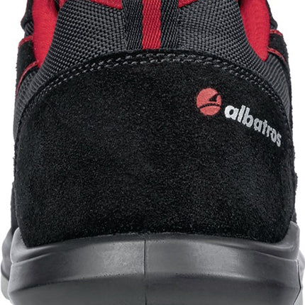 ALBATROS Zapato de trabajo CLIFTON ST LOW talla 41 negro/rojo (4300700671)