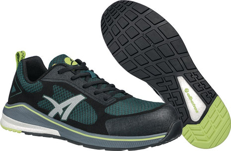 ALBATROS safety shoe AER58 GREEN LOW size 40 black/green ( 4300700850 )