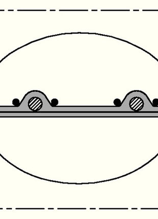 Tubo di aspirazione e soffiaggio NORRES NEO 390 TWO Ø interno 121 mm ( 4501400632 )