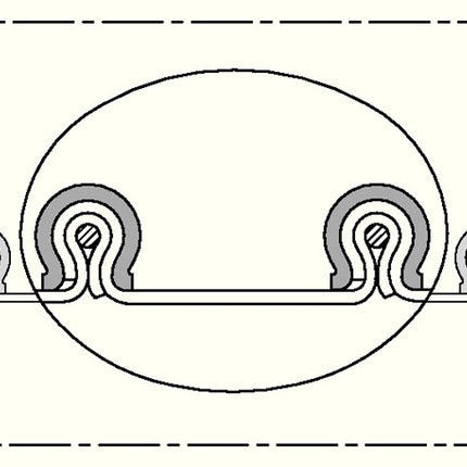 Tubo di aspirazione e soffiaggio NORRES CP VITON(R) 459 EC Ø interno 50-51 mm ( 4501401302 )