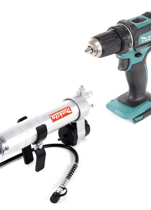 Makita DDF 482 Z Akku Bohrschrauber 18 V 62Nm Solo + Fettpresse -  ohne Akku, ohne Ladegerät - Toolbrothers