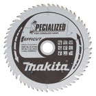 Makita EFFICUT Kreissägeblatt für Holz 165 x 20 x 1,45 mm 56 Zähne ( B-57336 ) - Toolbrothers