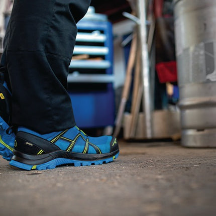 HAIX safety shoe BE Safety 40.1 low size 9 (43) blue/citrus ( 4721000025 )