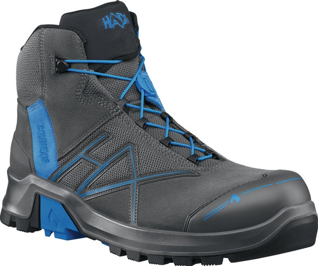 Botas de seguridad HAIX Connexis(R) GTX mid talla 10 (45) gris/azul ( 4721000535 )