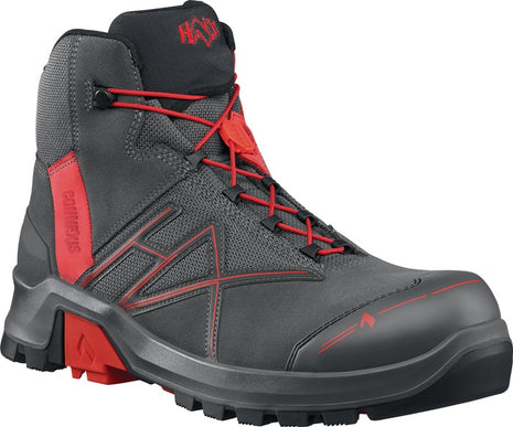 HAIX Sicherheitsstiefel Connexis® GTX mid Größe 6,5 (40) grau/rot ( 4721000570 )