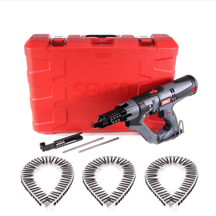 SENCO DS 5550 AC DuraSpin Magazin Schrauber 600 W ( 7T2001N ) + 1000x Grobgewinde Schrauben 3,9x30 mm - Toolbrothers