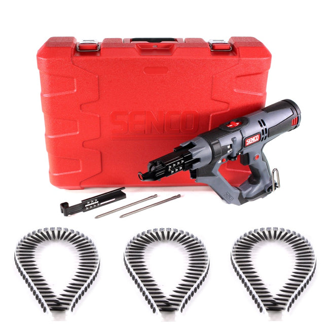 SENCO DS 5550 AC DuraSpin Magazin Schrauber 600 W ( 7T2001N ) + 5000x Feingewinde Schrauben 3,9x30 mm - Toolbrothers