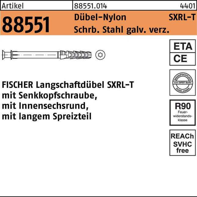 FISCHER Langschaftduebel SXRL Bohrer D 10mm Duebel L 180 mm 8000238434  1 - toolbrothers
