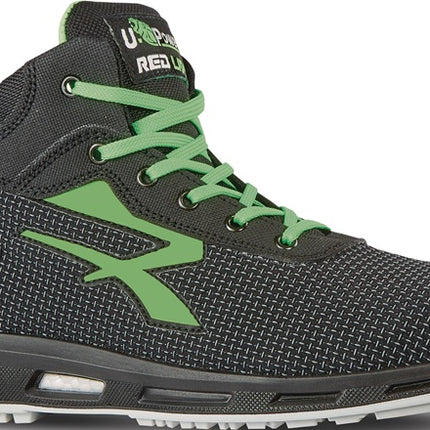 Buty ochronne U.POWER RedLion HARD rozmiar 42 czarny/zielony ( 8000419913 )