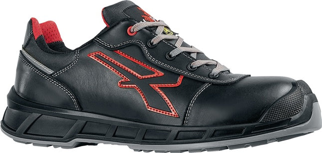 U.POWER zapato de seguridad Billie talla 42 negro/rojo ( 8000489002 )