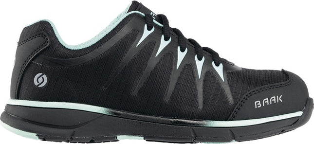 Zapato de seguridad para mujer BAAK Svea talla 40 negro/turquesa ( 8000600285 )