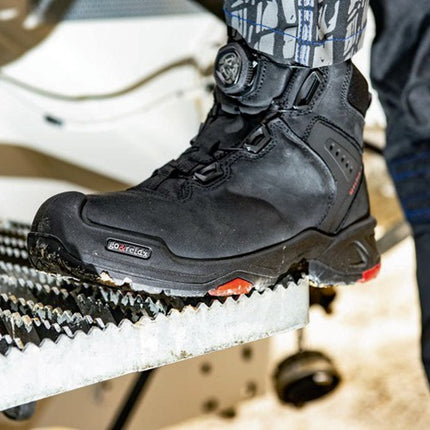 Botas de seguridad BAAK Braxton talla 43 negro/rojo ( 8000600319 )