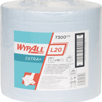 KIMBERLY-CLARK Paño de limpieza WYPALL L20 7300 L380xA235aprox. mm ( 9000469688 )