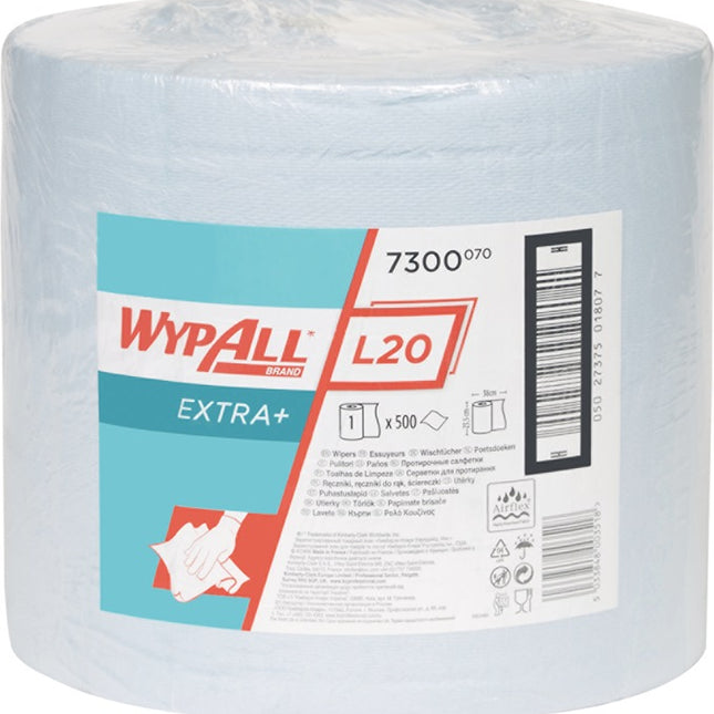 KIMBERLY-CLARK Paño de limpieza WYPALL L20 7300 L380xA235aprox. mm ( 9000469688 )