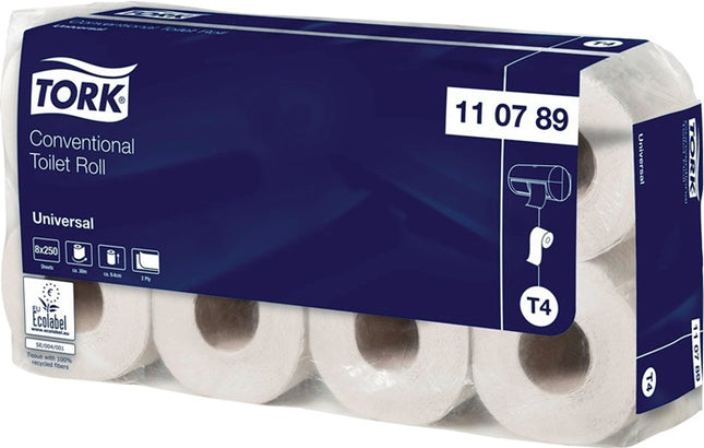 Papel higiénico TORK TORK 110789 T4, universal, 2 capas (9000474926)