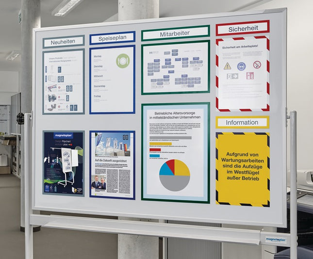 MAGNETOPLAN marco magnético DIN A4 azul (9000483022)