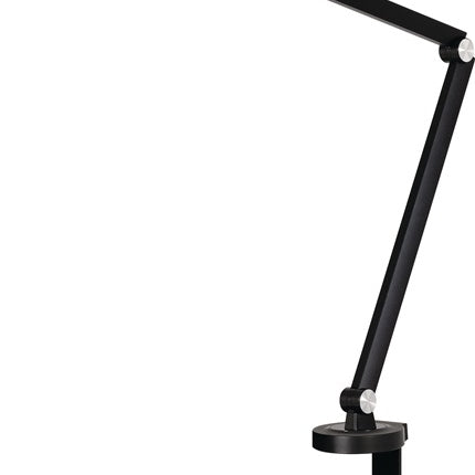 Lampe de bureau HANSA LED Zirkon Aluminium, ABS, fer, PC noir ( 9000483602 )