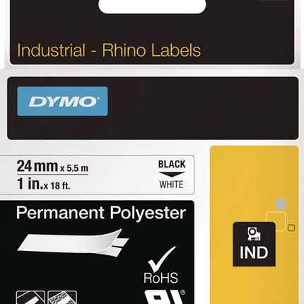 Cinta de etiquetas DYMO ancho 24 mm longitud de la cinta 5,5 m (9000484108)