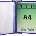 TARIFOLD Wandhalter  5 Sichttafeln blau ( 9000492050 )