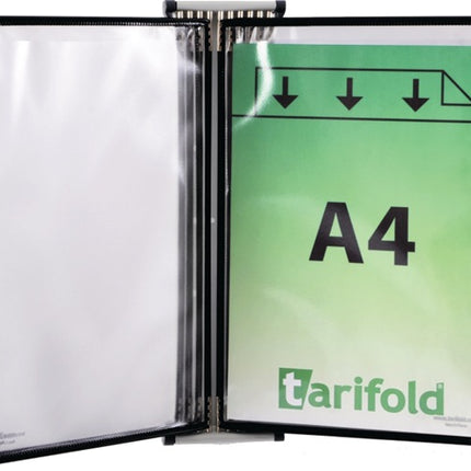 TARIFOLD Wandhalter  5 Sichttafeln schwarz ( 9000492052 )