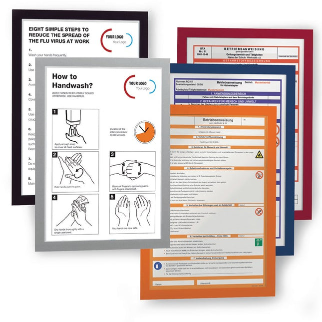 DURABLE Magnetrahmen  DIN A4 silber ( 9000492405 )