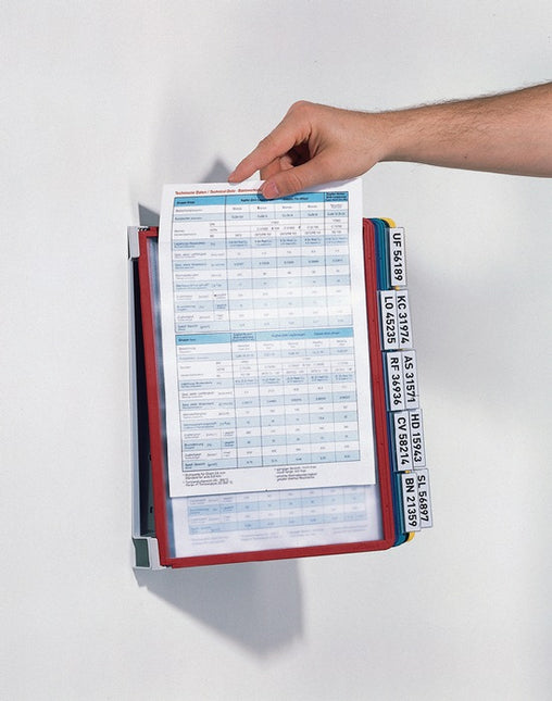 Soporte de pared DURABLE 10 paneles expositores (9000492460)