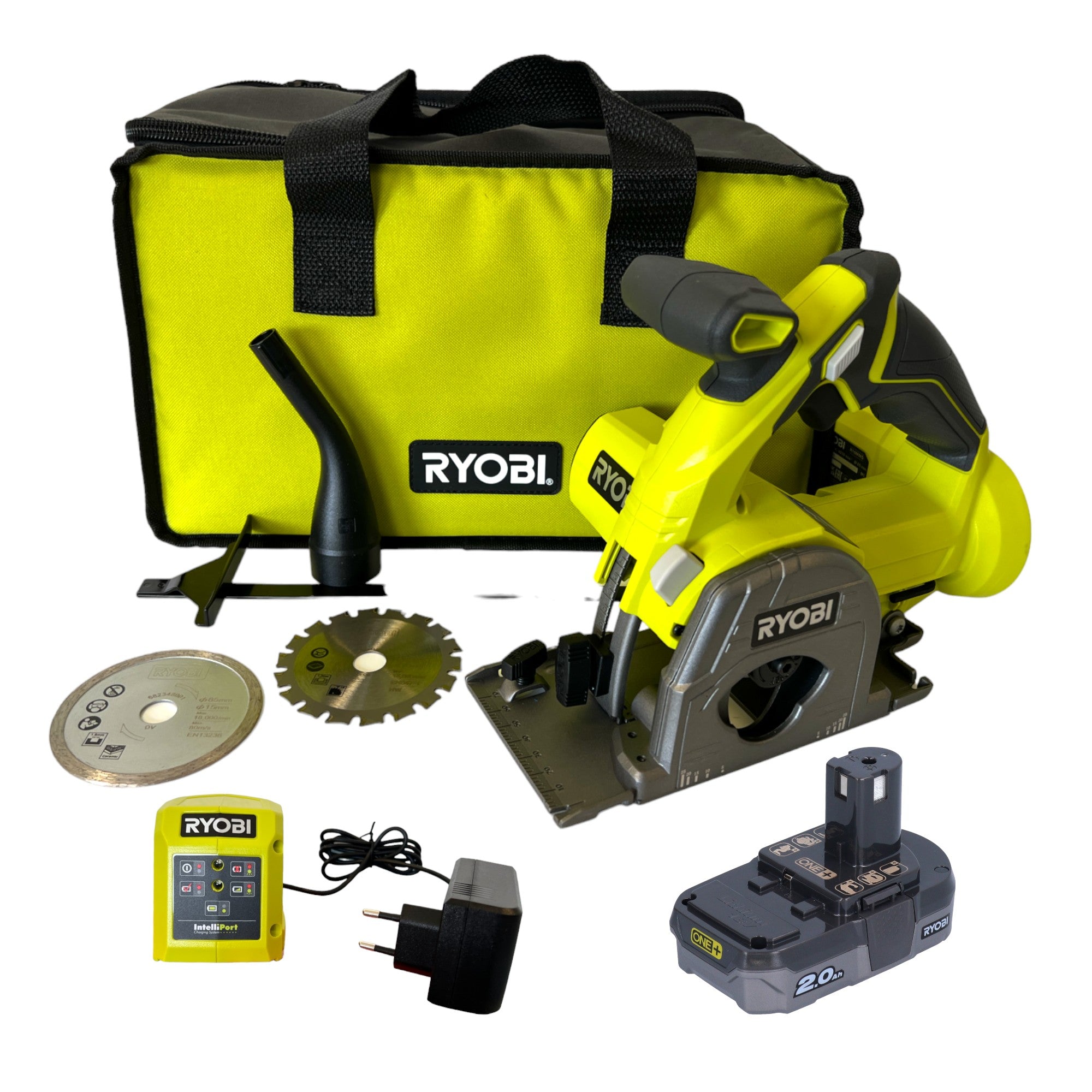 RYOBI R18MMS 120S Akku Multimaterialsaege 18 V 85 mm 5133005296 1x Akku 2 0 Ah Ladegeraet Softtasche 0 - toolbrothers