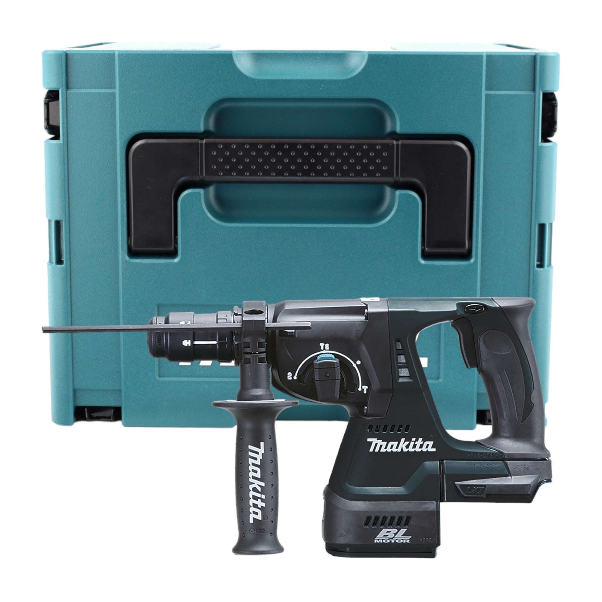 Makita DHR 243 T1J B Akku Kombihammer 18 V 2 0 J SDS Plus schwarz 1x Akku 5 0 Ah Schnellwechselfutter Makpac ohne Ladegeraet 1 - toolbrothers
