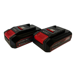 Einhell 2x 18V 2,5Ah PXC-Twinpack Power X-Change ( 4511524 ) 18 V 2,5 Ah Li-Ion mit Ladestandanzeige
