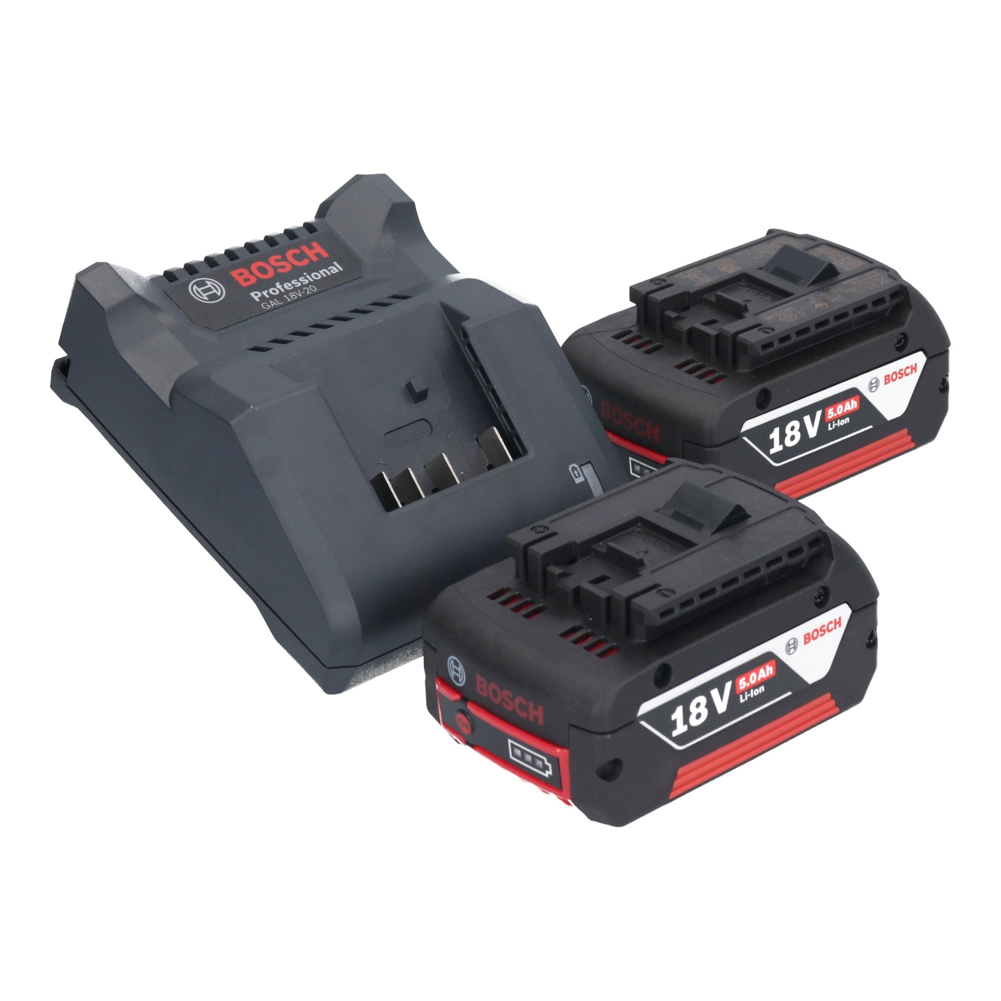 Bosch GEX 185 LI Professional Akku Exzenterschleifer 18 V 125 mm Brushless 2x Akku 5 0 Ah Ladegeraet 2 - toolbrothers