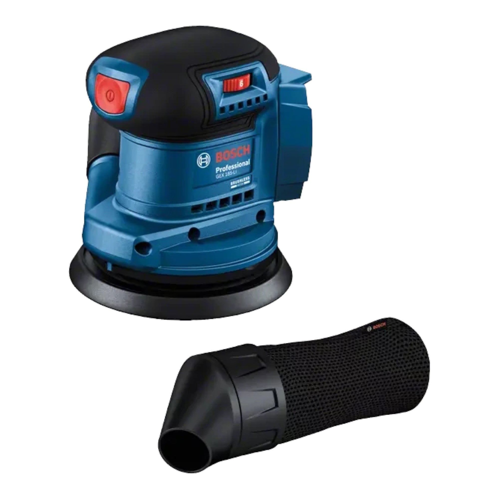 Bosch GEX 185 LI Professional Akku Exzenterschleifer 18 V 125 mm Brushless 2x Akku 5 0 Ah Ladegeraet 3 - toolbrothers