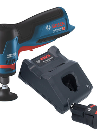 Bosch GWG 12V-50 S Smerigliatrice professionale a batteria 12 V 6 mm brushless + 1x batteria ricaricabile 3,0 Ah + caricabatterie