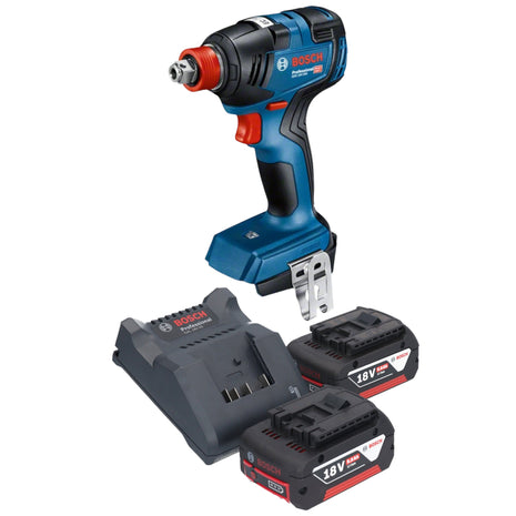 Bosch GDX 18V-200 Professional Visseuse à chocs sans fil 18 V 200 Nm Brushless + 2x batterie 5,0 Ah + chargeur