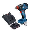 Bosch GDX 18V-200 Professional cordless impact wrench 18 V 200 Nm brushless + 1x ProCORE rechargeable battery 4.0 Ah + charger