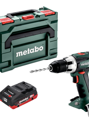 Taladro atornillador a batería Metabo BS 18 LT 18 V 60 Nm + 1x batería LiHD 4,0 Ah + metaBOX - sin cargador