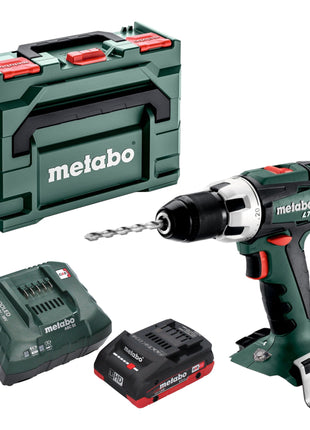 Metabo BS 18 LT cordless drill driver 18 V 60 Nm + 1x LiHD battery 4.0 Ah + charger + metaBOX