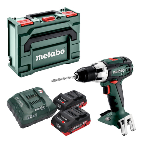 Metabo BS 18 LT cordless drill driver 18 V 60 Nm ( 602102800 ) + 2x LiHD battery 4.0 Ah + charger + metaBOX