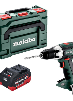 Metabo BS 18 LT Perceuse-visseuse sans fil 18 V 60 Nm + 1x batterie LiHD 5,5 Ah + metaBOX - sans chargeur