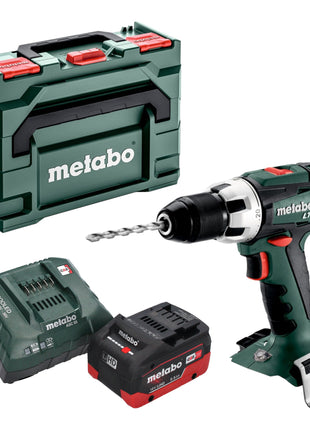 Metabo BS 18 LT cordless drill driver 18 V 60 Nm + 1x LiHD battery 5.5 Ah + charger + metaBOX