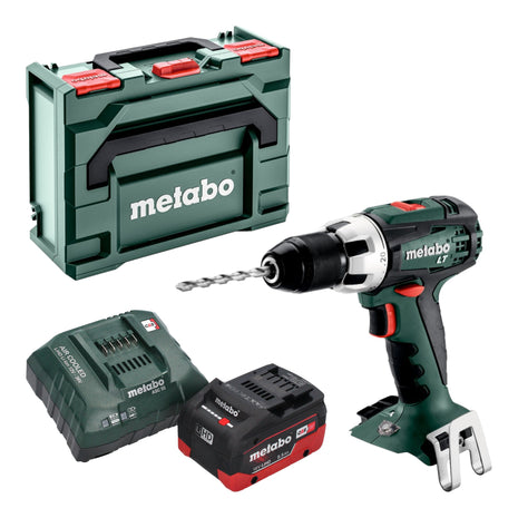 Taladro atornillador a batería Metabo BS 18 LT 18 V 60 Nm + 1x batería LiHD 5,5 Ah + cargador + metaBOX