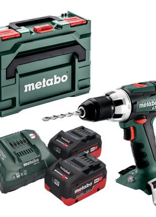 Metabo BS 18 LT Akku Bohrschrauber 18 V 60 Nm + 2x LiHD Akku 5,5 Ah + Ladegerät + metaBOX