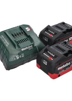 Metabo BS 18 LT Perceuse-visseuse sans fil 18 V 60 Nm + 2x batterie LiHD 5,5 Ah + chargeur + metaBOX