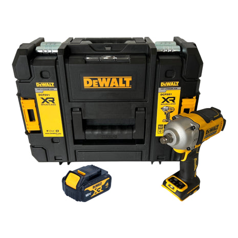 DeWalt DCF 891 NT cordless impact wrench 18 V 1084 Nm 1/2" brushless + 1x rechargeable battery 4.0 Ah + TSTAK - without charger