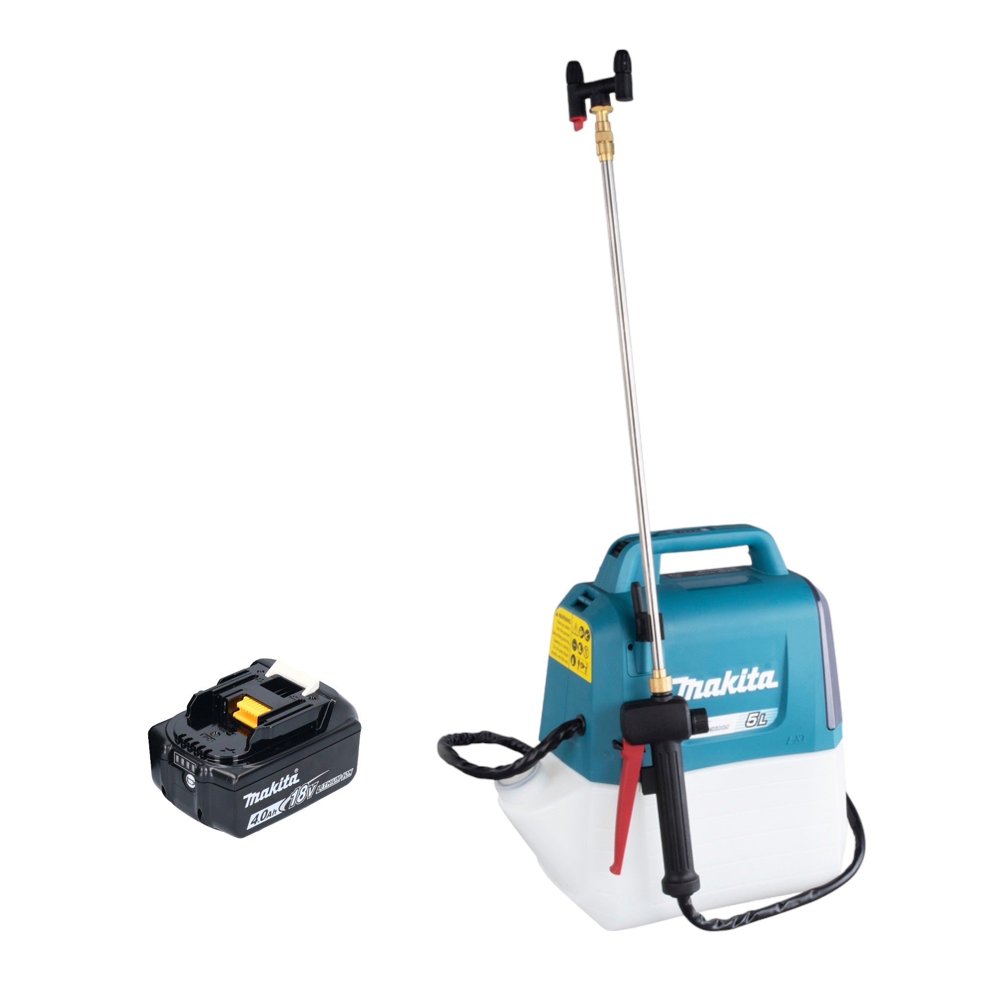 Makita DUS 054 M Akku Druckspritze 18 V 5 0 l 3 0 bar 1x Akku 4 0 Ah ohne Ladegeraet 0 - toolbrothers