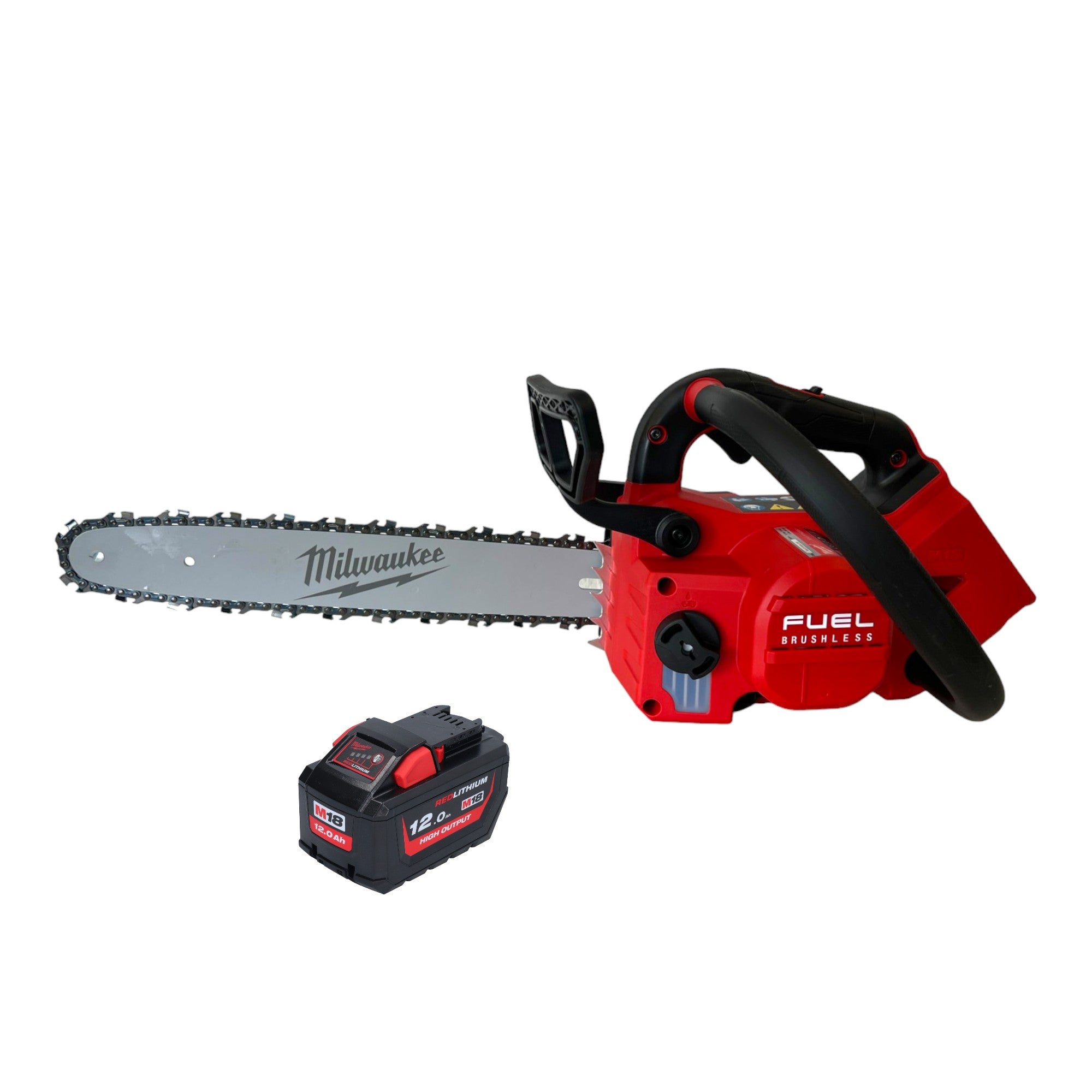 Milwaukee M18 FTHCHS35 112 Akku Einhand Kettensaege 35 cm 1x Akku 12 0 Ah ohne Ladegeraet 0 - toolbrothers